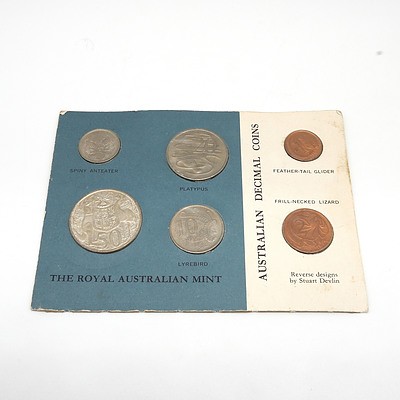 1966 Royal Australian Mint Six Coin Decimal Set
