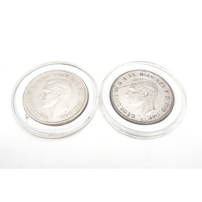 Two Australian 1937 Silver Crowns
