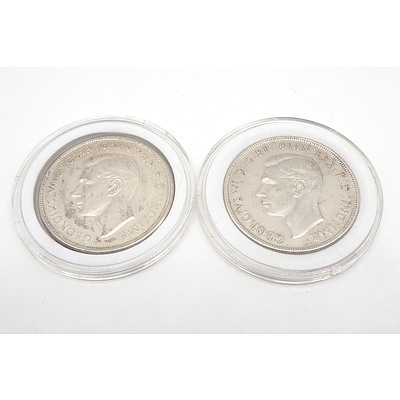 Two Australian 1937 Silver Crowns