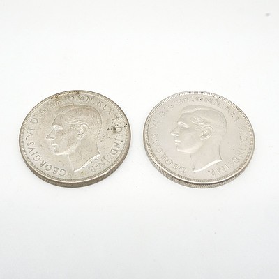 Two Australian 1937 Silver Crowns