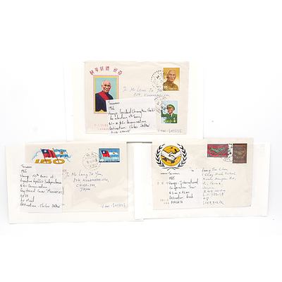 Taiwan 1966 President Chiang Kai-Shek's Re-Election Stamps, 1965 International Cooperation Year and More