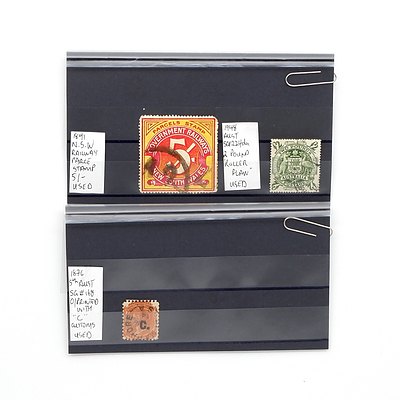 1876 South Australian Two Pence Stamp, 1948 Australian Two Pound 