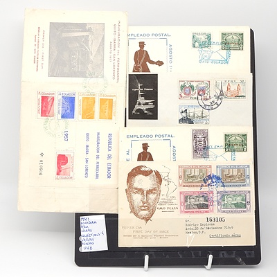 Five 1950's Collection of Covers from Ecuador and Peru