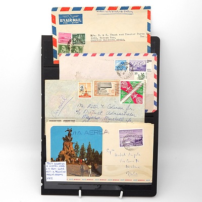 Four 1960's Collection of Air Mail Covers from India, Haiti and Argentina