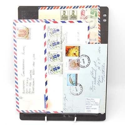 Four 1960's-1990's Collection of Covers from Papua New Guinea