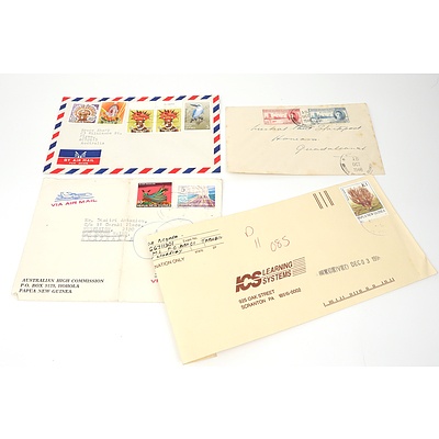 Four 1946-96 Collection of Covers from British Solomon Islands and Papua New Guinea