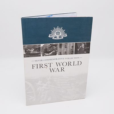 Macquarie Mint Silver Commemorative Collection - The First World War, with Seven Coins