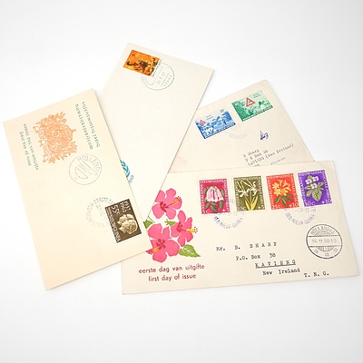 Four 1959-1962 Collection of Covers from The Nedelands and Papua New Guinea