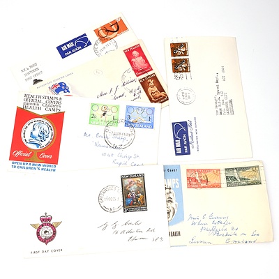 Six 1951-1973 Collection of Covers from New Zealand