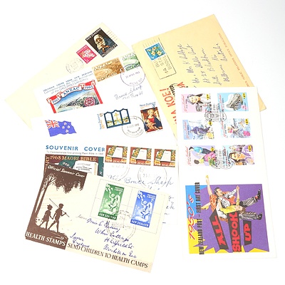 Seven 1949-1994 Collection of Covers from New Zealand