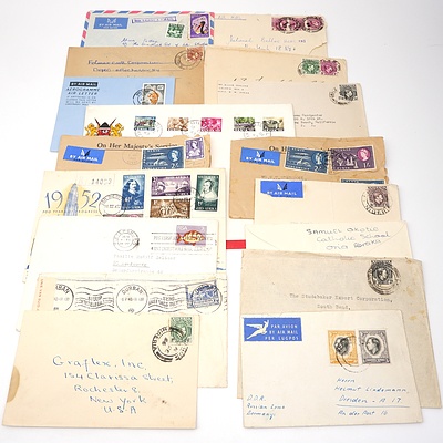 Seventeen 1940-1970 Collection of Covers from South Africa, Kenya and Nigeria