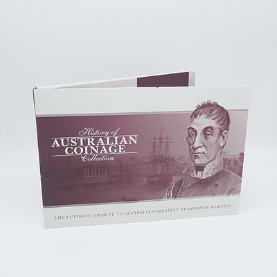 Macquarie Mint, History of Australian Coinage Collection - The Evolution of Australian Coinage Captured in Precious Metals, with Six Coins