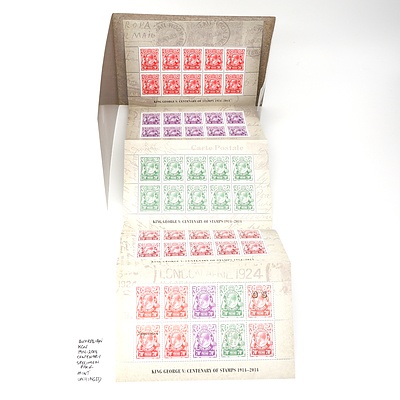 Australian KGV 1914-2014 Centenary Specimen Pack, Mint and Unhinged