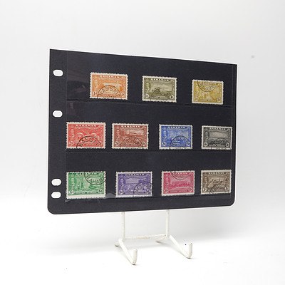 1946 King George VI Bahamas Victory Short Stamp Set 1/2d - 1/-, Used