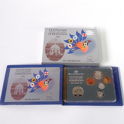 RAM 2001 Six Coin Proof Set, Centenary of Federation
