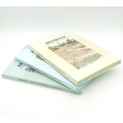 Maquarie Mint, Brisbane Convict Settlement to Capital City, 3 Different Albums with 19 Silver Plate Prooflike Coins, Incomplete Set