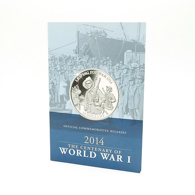 Maquarie Mint, Official Commemorative Releases 2014 Centenary of World War I, 3 Coins, One Gold, Two Silver, 
