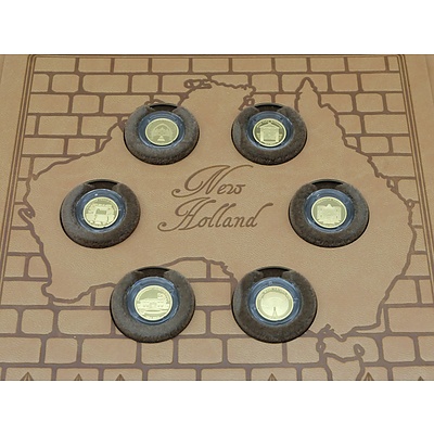 Royal Australian Mint, 2011 Limited Edition Convict Herritage Sites Collection, 6 Gold Coin Complete Set