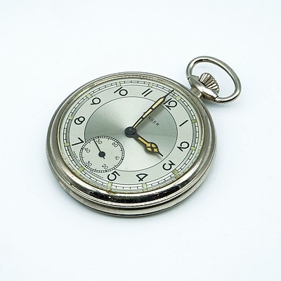German Ranger Nickel Pocket Watch