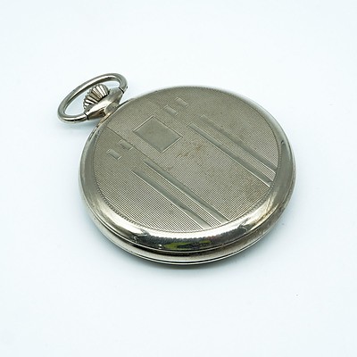 German Ranger Nickel Pocket Watch