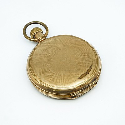 American Walthan 15 Jewel Gold Filled Cased Hunter Pocket Watch