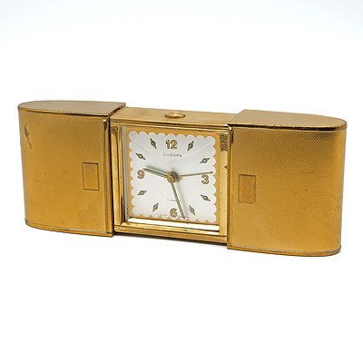 Vintage German Europa Travel Clock