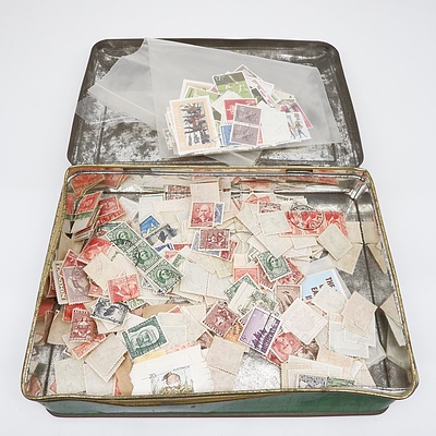 A Group of Australian Pre Decimal, Decimal and Other International Stamps Including New Stamp Album