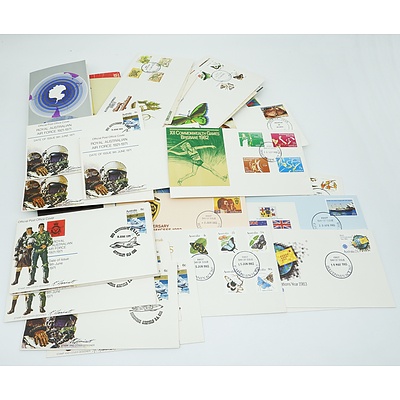 Group of First Day Covers and Stamped Envelopes Including Various Covers From RAAF Bases Around Australia and More