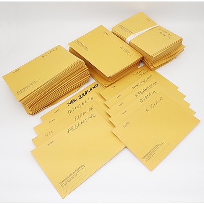 Large Group of Stamps From Various Countries Including New Zealand, Nigeria, Mongolia, Argentine, Austria and Many More