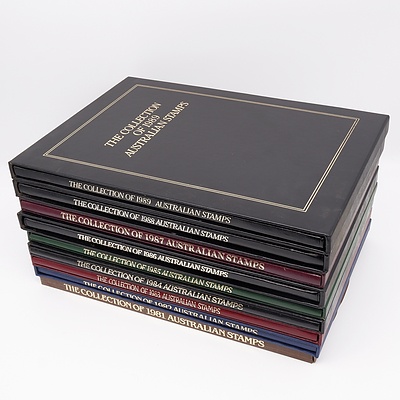 The Collection of Australian Stamps Volumes 1981-1989 Includes Stamps
