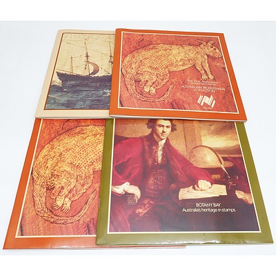 2x Australian Bicentennial Collection 1788-1988 Australia's Heritage in Stamps - Incomplete