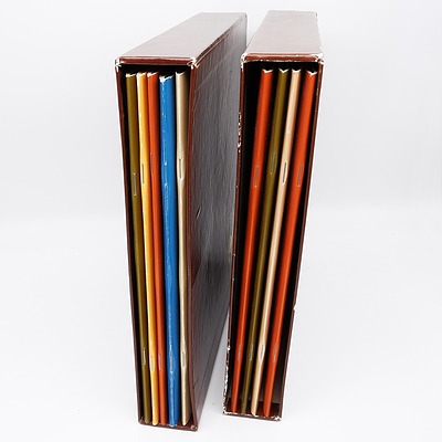 2x Australian Bicentennial Collection 1788-1988 Australia's Heritage in Stamps - Incomplete