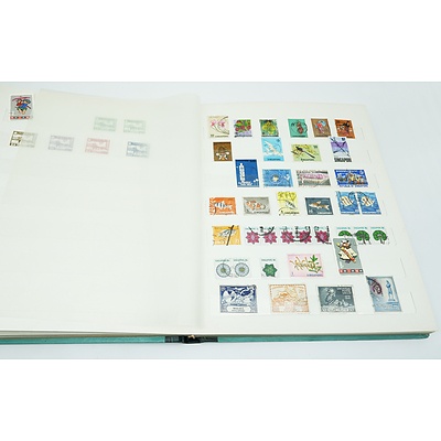 Group of Seven Australian and International Stamp Albums