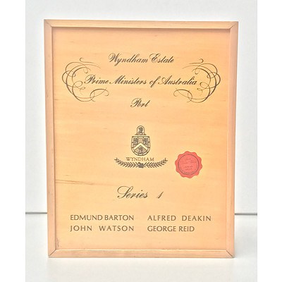 Case of 4x Bottles Wyndham Estate 1979 Prime Ministers of Australia Port Collection Series 1