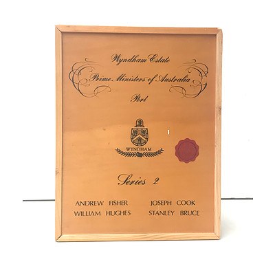 Case of 4x Bottles Wyndham Estate 1979 Prime Ministers of Australia Port Collection Series 2