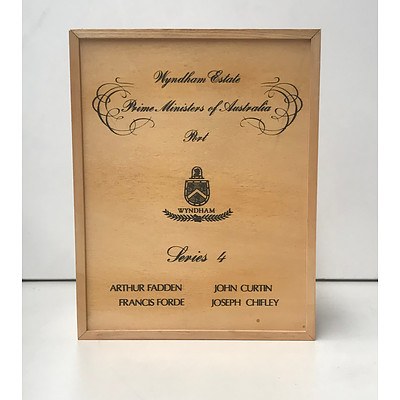 Case of 4x Bottles Wyndham Estate 1980 Prime Ministers of Australia Port Collection Series 4