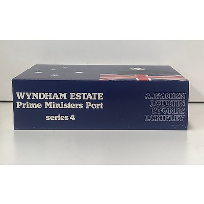 Case of 4x Bottles Wyndham Estate 1980 Prime Ministers of Australia Port Collection Series 4