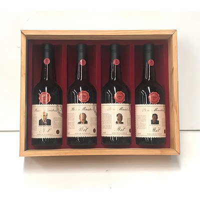 Case of 4x Bottles Wyndham Estate 1981 Prime Ministers of Australia Port Collection Series 5