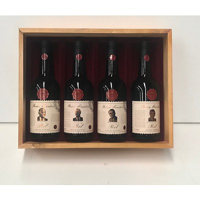 Case of 4x Bottles Wyndham Estate 1981 Prime Ministers of Australia Port Collection Series 6