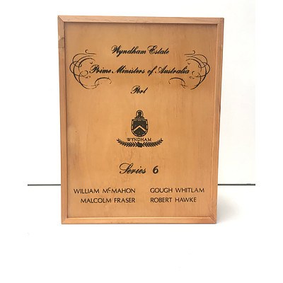 Case of 4x Bottles Wyndham Estate 1981 Prime Ministers of Australia Port Collection Series 6