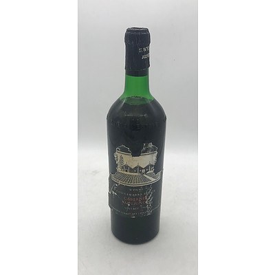 Bottle of Wynns 1967 Coonawarra Estate Cabernet Sauvignon 1 Pint 6 Fl. Oz.
