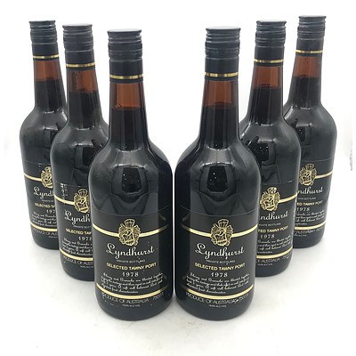 Case of 6x Lyndhurst 1978 Selected Tawny Port