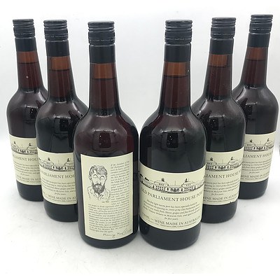 Case of 6x Hardy's N.V. Old Parliament House Port