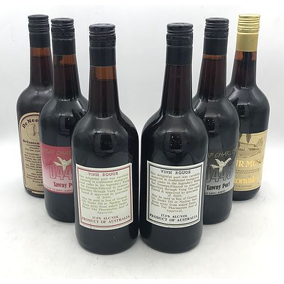 Case of 4x Cheap Charley's Binh D445 Tawny Port & 2x Matching Ports
