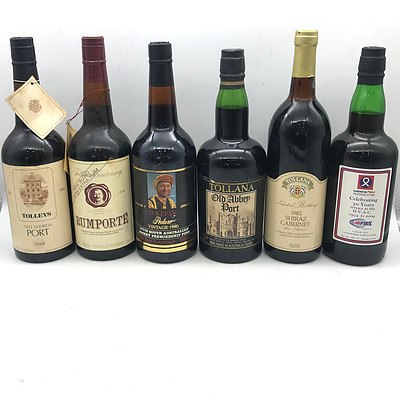 Case of 6x Assorted Tolley Ports