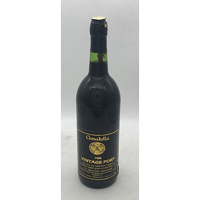 Bottle of Clonakilla 1988 Vintage Port 750mL