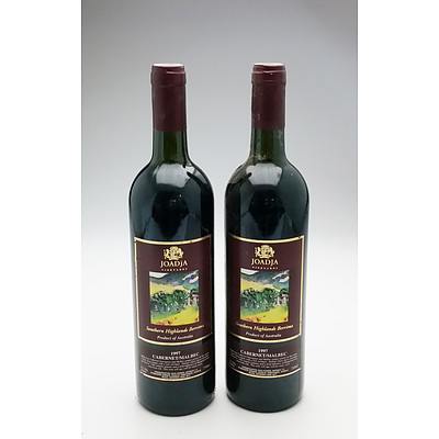 Joadja Southern Highlands Berrima 1997 Cabernet Malbec - Lot of Two Bottles (2)