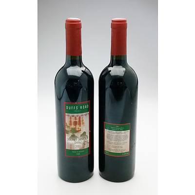 Duffs Road 2003 Cabernet Sauvignon Shiraz - Lot of Two Bottles (2)