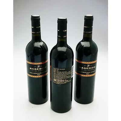 Basedow 2004 Barossa Shiraz - Lot of Three Bottles (3)