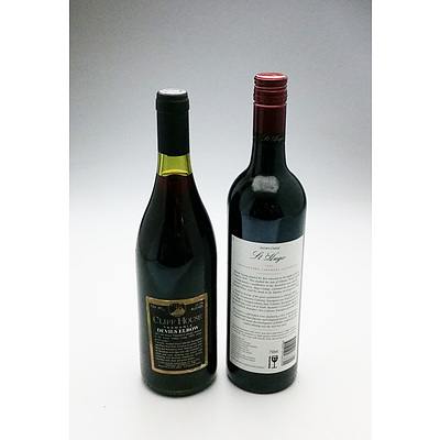Jacobs Creek St Hugo 2005 Cabernet Sauvignon and Cliff house Devils Elbow 1996 Premium Blend (2)